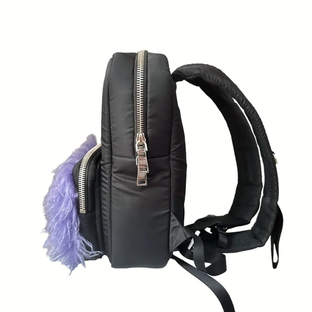 PRADA X Universal Tessuto Limited Edition Frankenstein Mohair Backpack W/COA